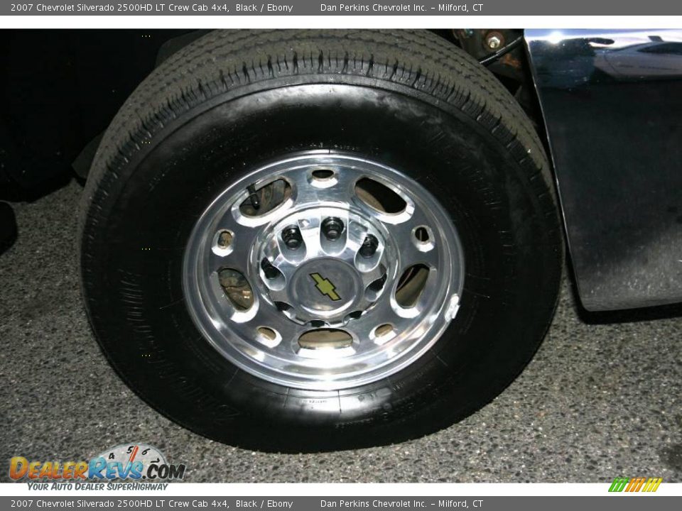 2007 Chevrolet Silverado 2500HD LT Crew Cab 4x4 Black / Ebony Photo #11