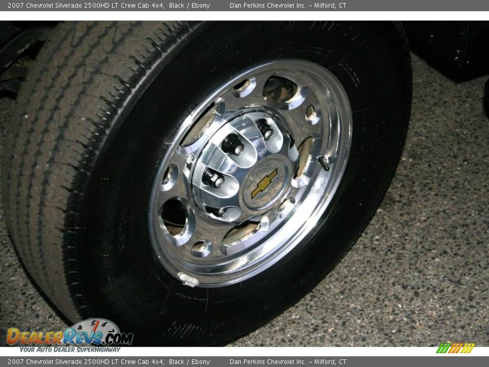 2007 Chevrolet Silverado 2500HD LT Crew Cab 4x4 Black / Ebony Photo #12