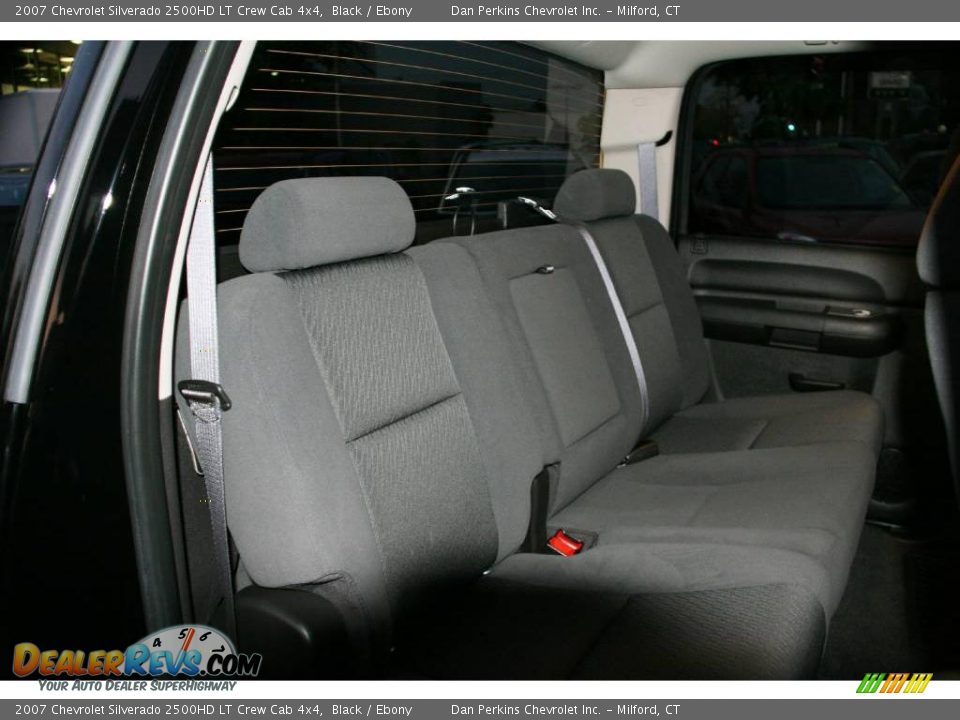 2007 Chevrolet Silverado 2500HD LT Crew Cab 4x4 Black / Ebony Photo #14