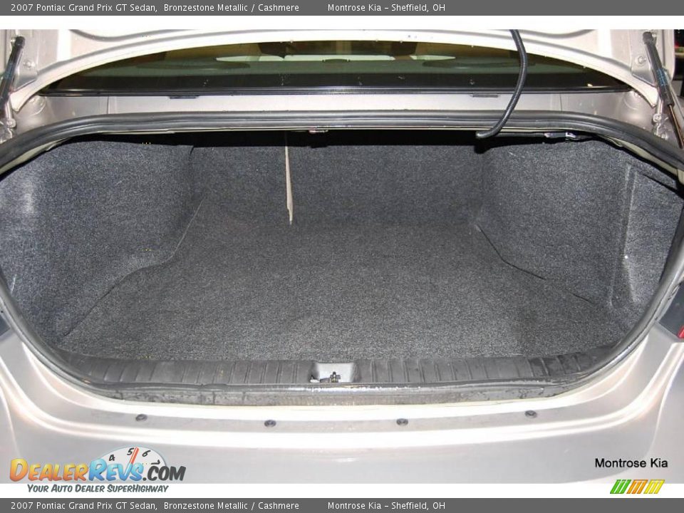 2007 Pontiac Grand Prix GT Sedan Bronzestone Metallic / Cashmere Photo #20