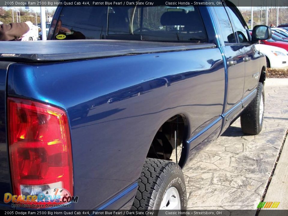 2005 Dodge Ram 2500 Big Horn Quad Cab 4x4 Patriot Blue Pearl / Dark Slate Gray Photo #9