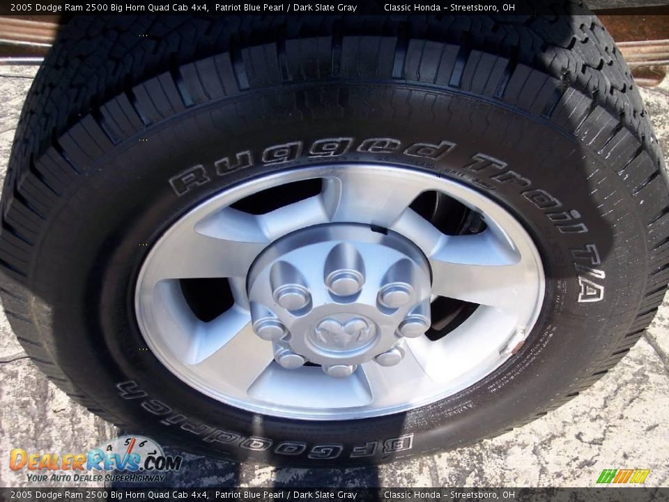 2005 Dodge Ram 2500 Big Horn Quad Cab 4x4 Patriot Blue Pearl / Dark Slate Gray Photo #10