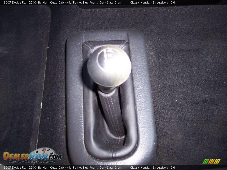2005 Dodge Ram 2500 Big Horn Quad Cab 4x4 Patriot Blue Pearl / Dark Slate Gray Photo #18