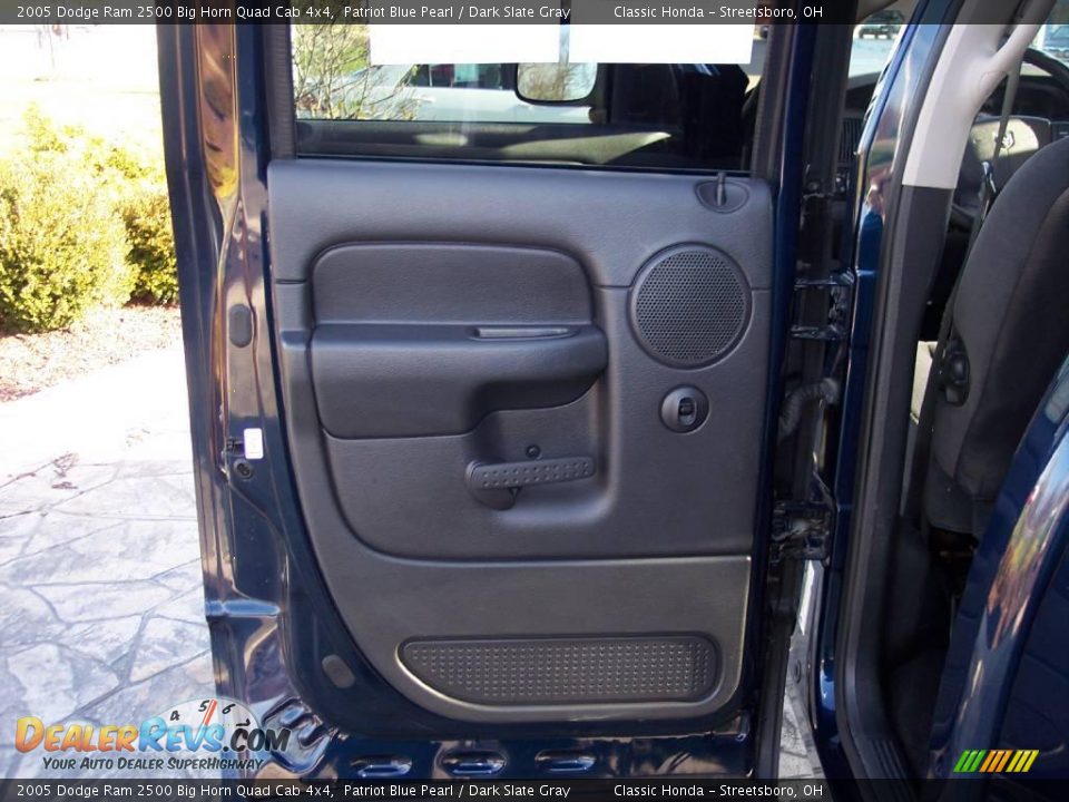 2005 Dodge Ram 2500 Big Horn Quad Cab 4x4 Patriot Blue Pearl / Dark Slate Gray Photo #20