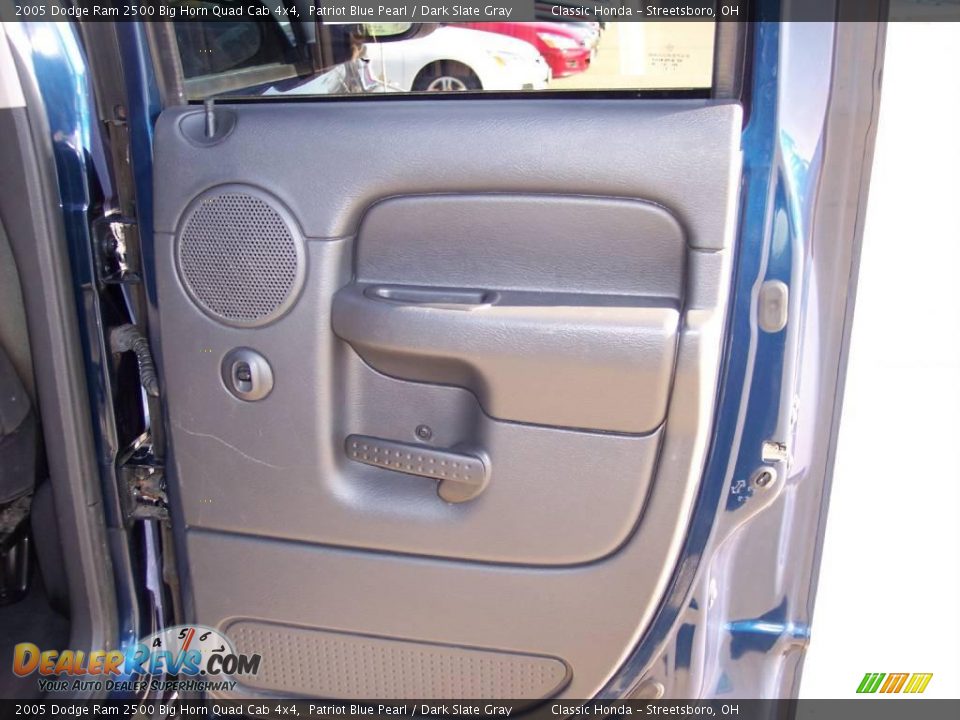 2005 Dodge Ram 2500 Big Horn Quad Cab 4x4 Patriot Blue Pearl / Dark Slate Gray Photo #23