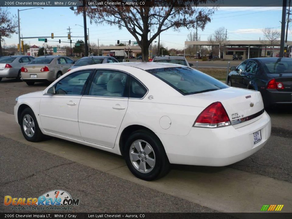2006 Chevrolet Impala LT White / Gray Photo #6