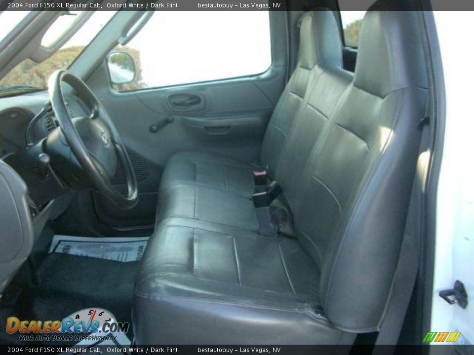 2004 Ford F150 XL Regular Cab Oxford White / Dark Flint Photo #14