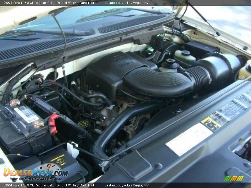 2004 Ford F150 XL Regular Cab Oxford White / Dark Flint Photo #21