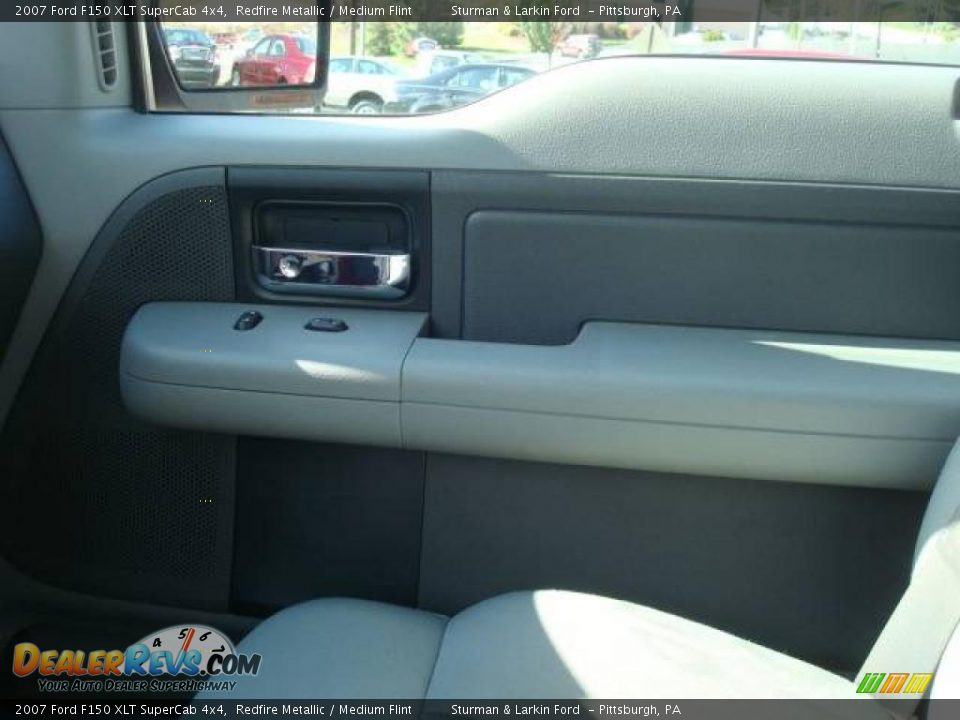 2007 Ford F150 XLT SuperCab 4x4 Redfire Metallic / Medium Flint Photo #17