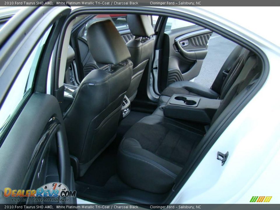 2010 Ford Taurus SHO AWD White Platinum Metallic Tri-Coat / Charcoal Black Photo #9