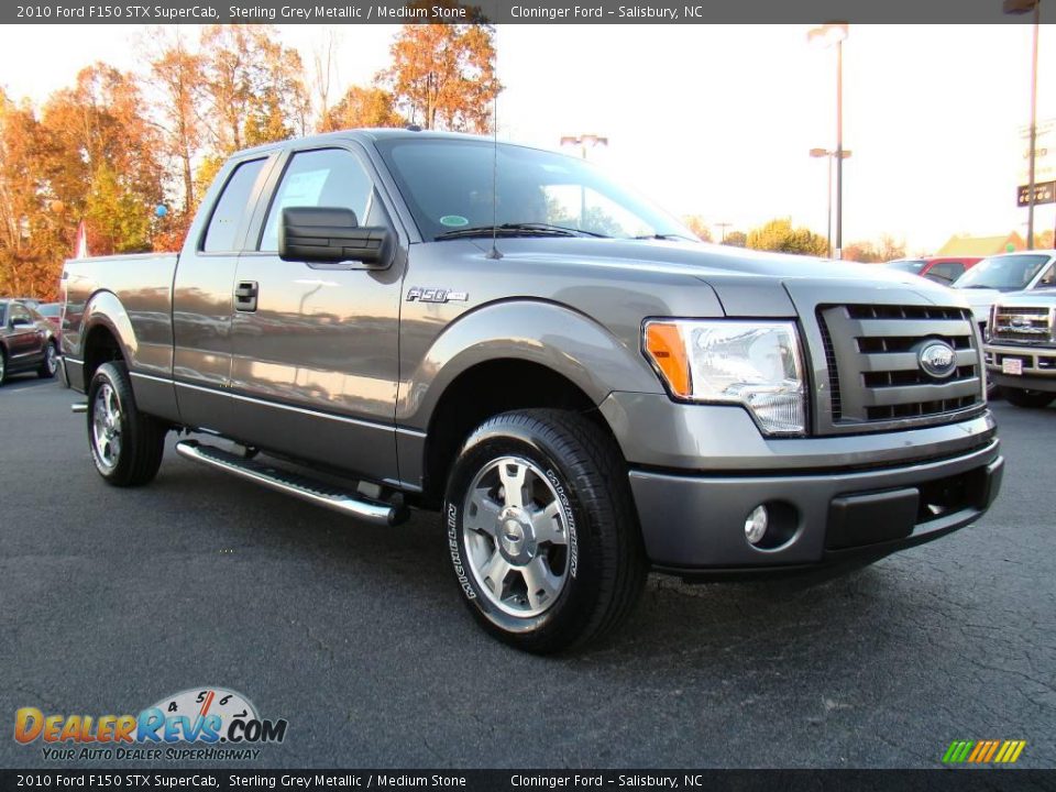 2010 Ford F150 STX SuperCab Sterling Grey Metallic / Medium Stone Photo #1