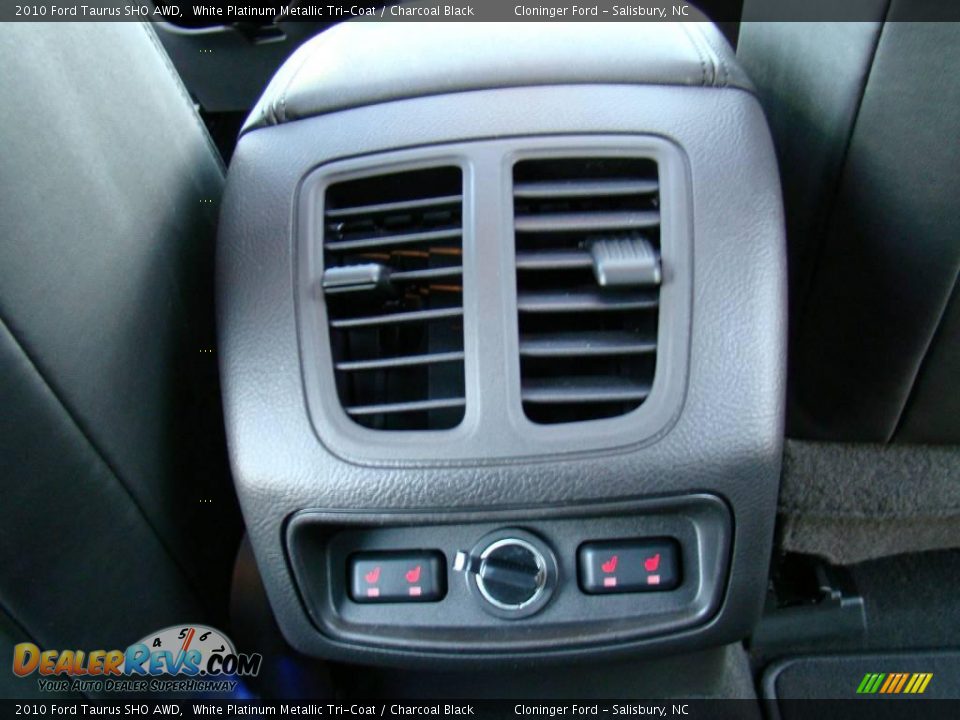 2010 Ford Taurus SHO AWD White Platinum Metallic Tri-Coat / Charcoal Black Photo #11