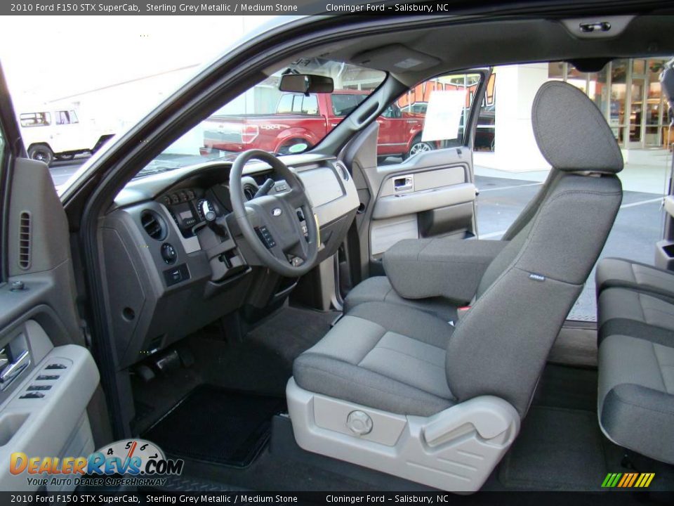 2010 Ford F150 STX SuperCab Sterling Grey Metallic / Medium Stone Photo #8