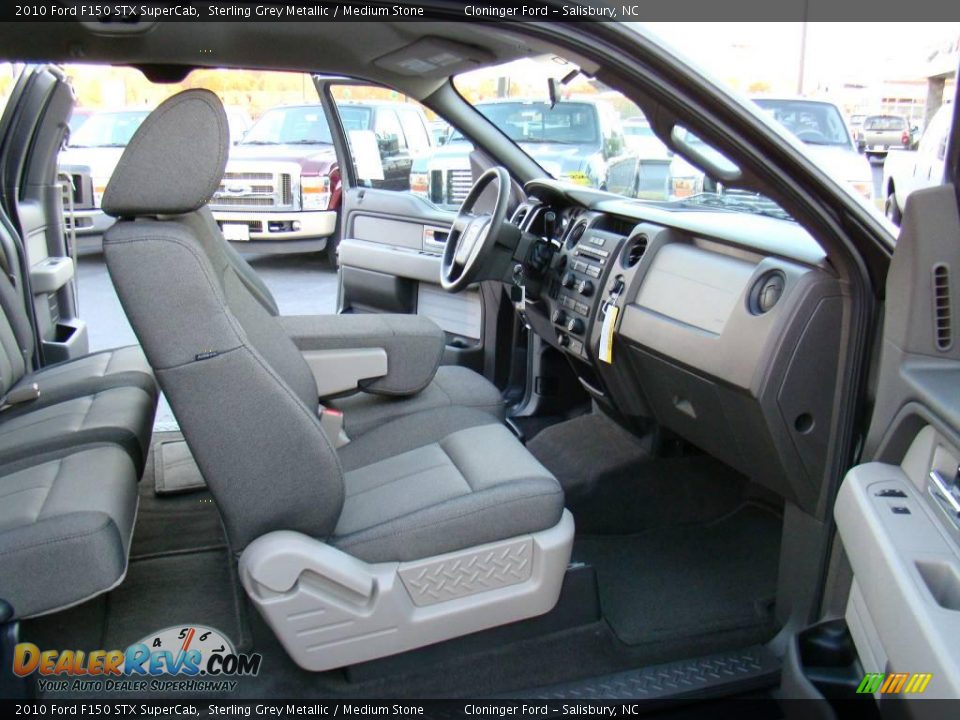 2010 Ford F150 STX SuperCab Sterling Grey Metallic / Medium Stone Photo #11