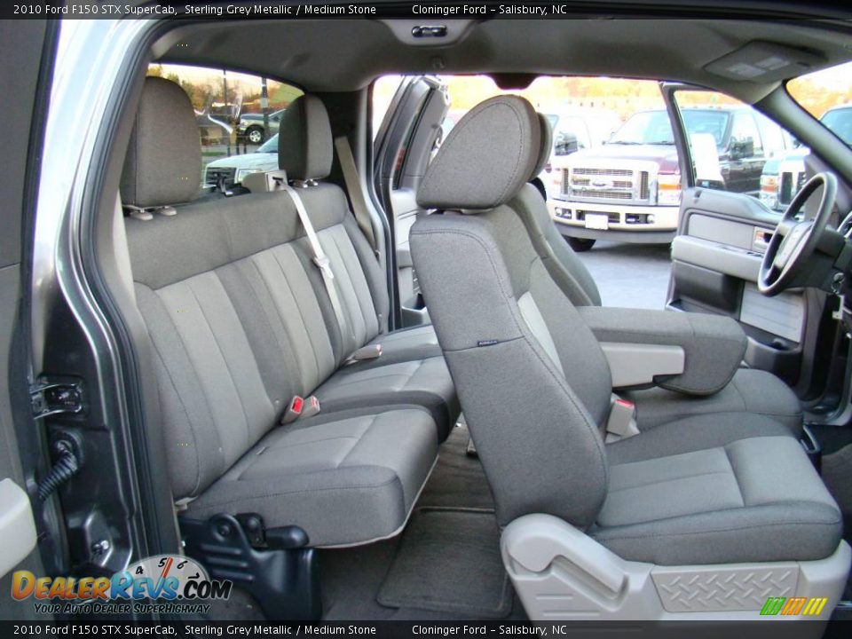 2010 Ford F150 STX SuperCab Sterling Grey Metallic / Medium Stone Photo #12