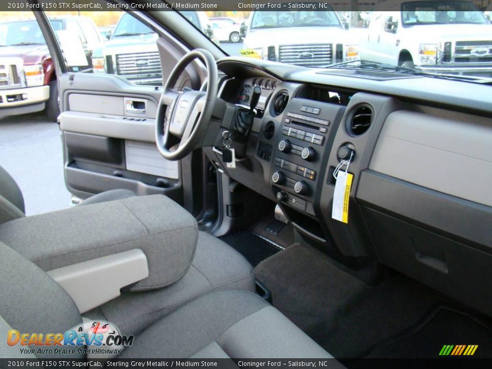 2010 Ford F150 STX SuperCab Sterling Grey Metallic / Medium Stone Photo #13