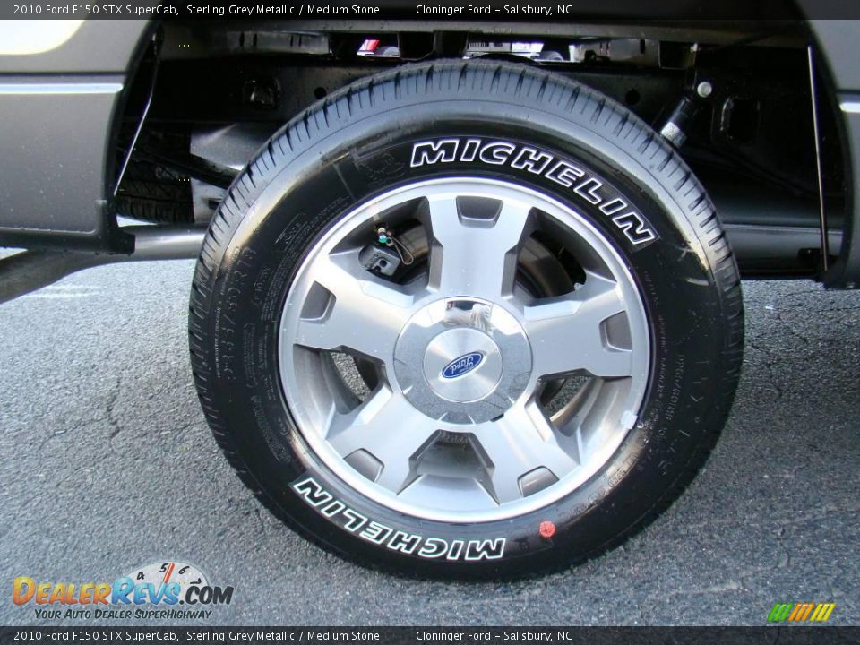 2010 Ford F150 STX SuperCab Sterling Grey Metallic / Medium Stone Photo #16