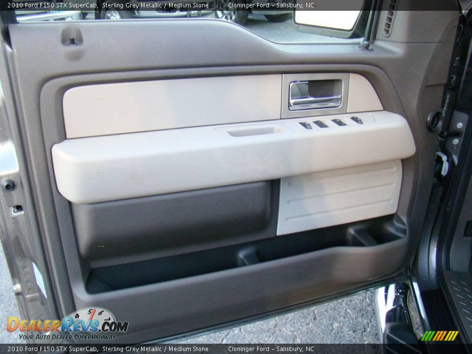 2010 Ford F150 STX SuperCab Sterling Grey Metallic / Medium Stone Photo #18