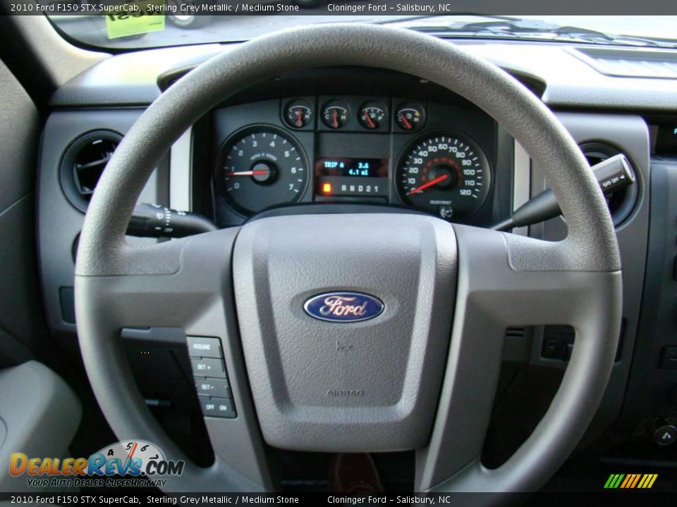2010 Ford F150 STX SuperCab Sterling Grey Metallic / Medium Stone Photo #21