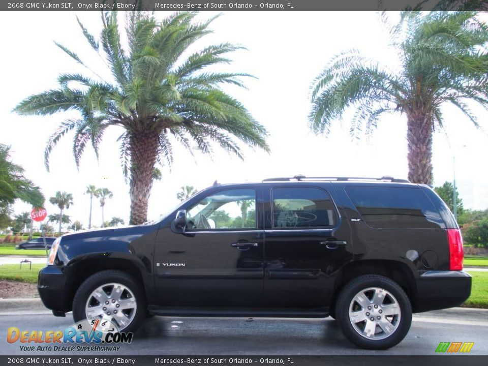2008 GMC Yukon SLT Onyx Black / Ebony Photo #1