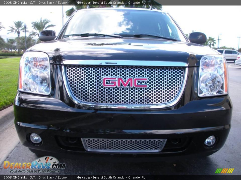2008 GMC Yukon SLT Onyx Black / Ebony Photo #3