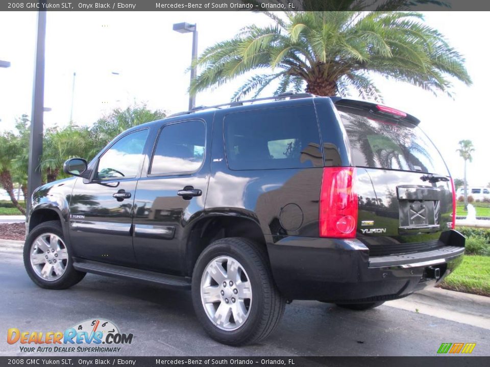 2008 GMC Yukon SLT Onyx Black / Ebony Photo #8