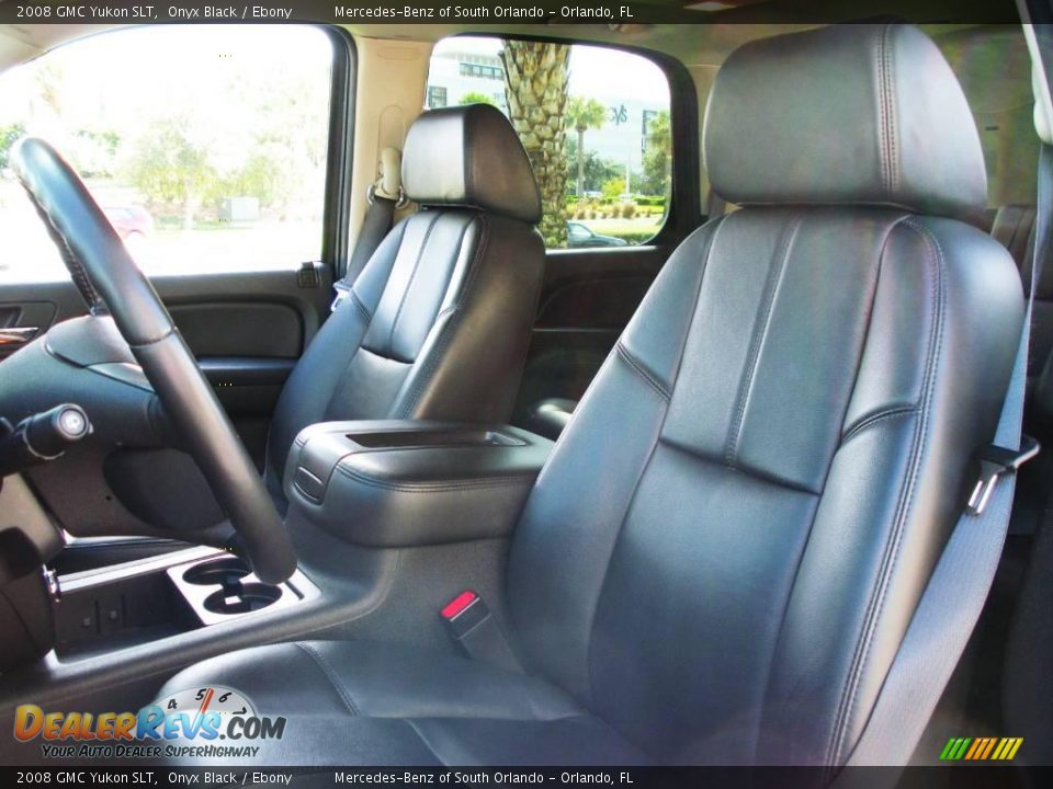 2008 GMC Yukon SLT Onyx Black / Ebony Photo #13