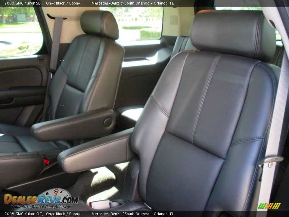 2008 GMC Yukon SLT Onyx Black / Ebony Photo #15