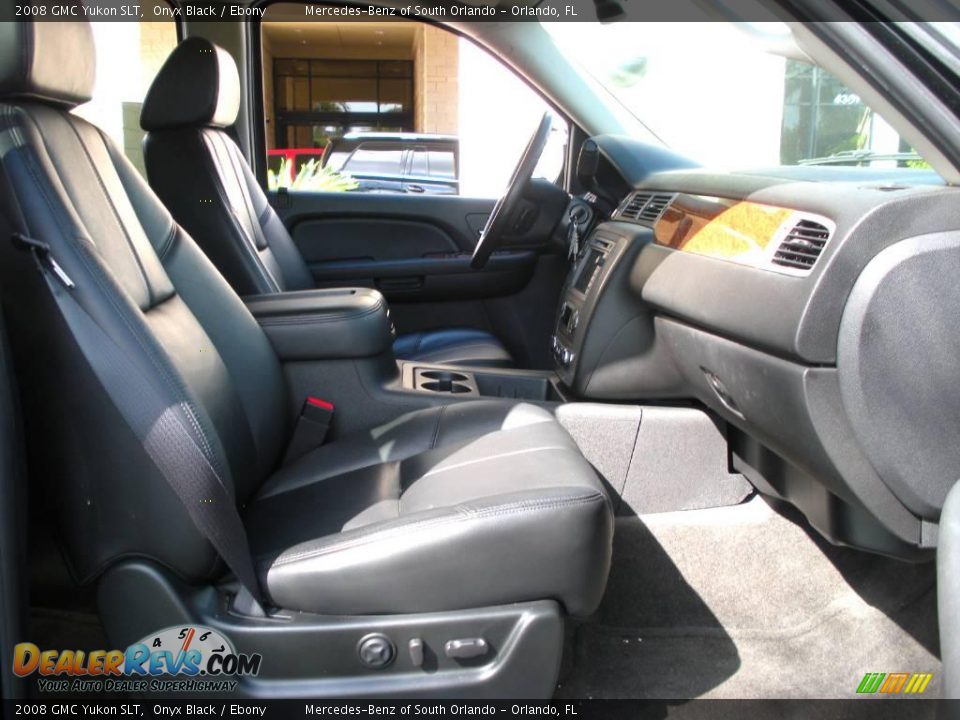 2008 GMC Yukon SLT Onyx Black / Ebony Photo #17