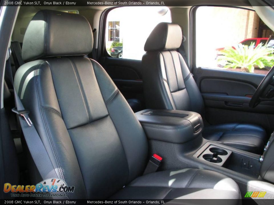 2008 GMC Yukon SLT Onyx Black / Ebony Photo #18