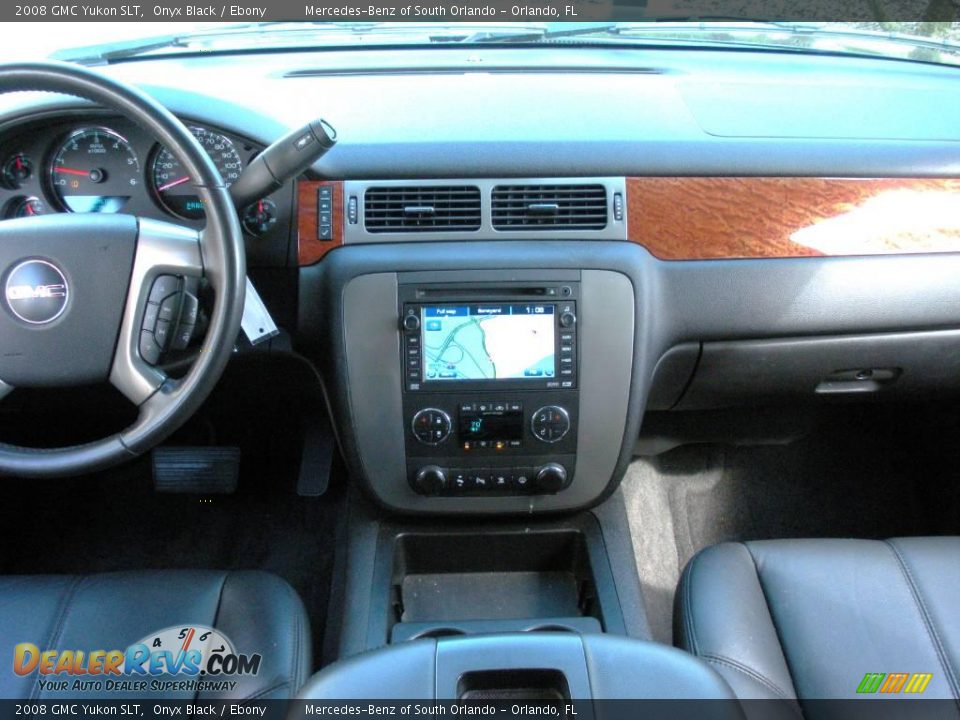 2008 GMC Yukon SLT Onyx Black / Ebony Photo #19