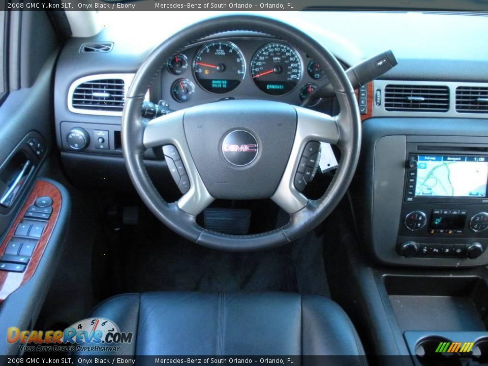 2008 GMC Yukon SLT Onyx Black / Ebony Photo #20