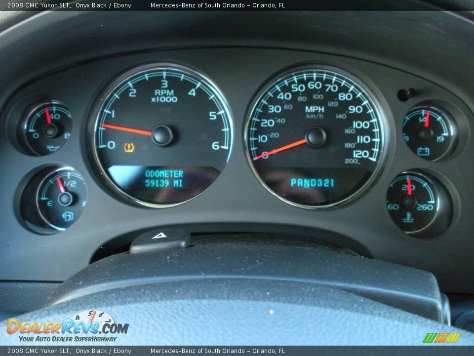 2008 GMC Yukon SLT Onyx Black / Ebony Photo #24