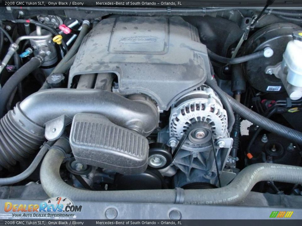 2008 GMC Yukon SLT Onyx Black / Ebony Photo #28