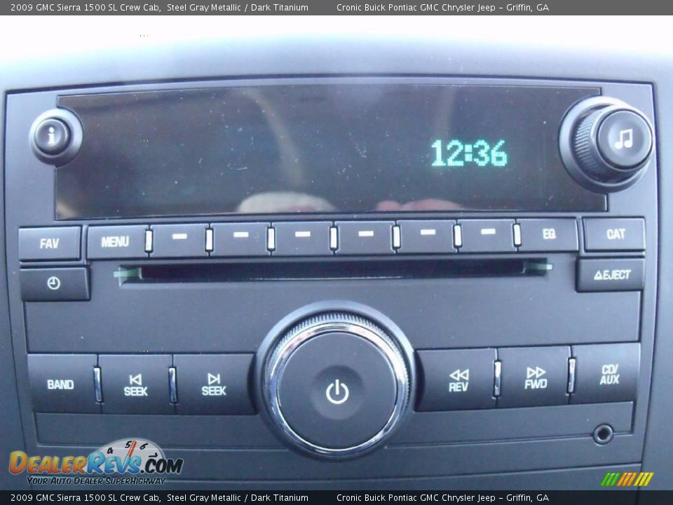 2009 GMC Sierra 1500 SL Crew Cab Steel Gray Metallic / Dark Titanium Photo #19