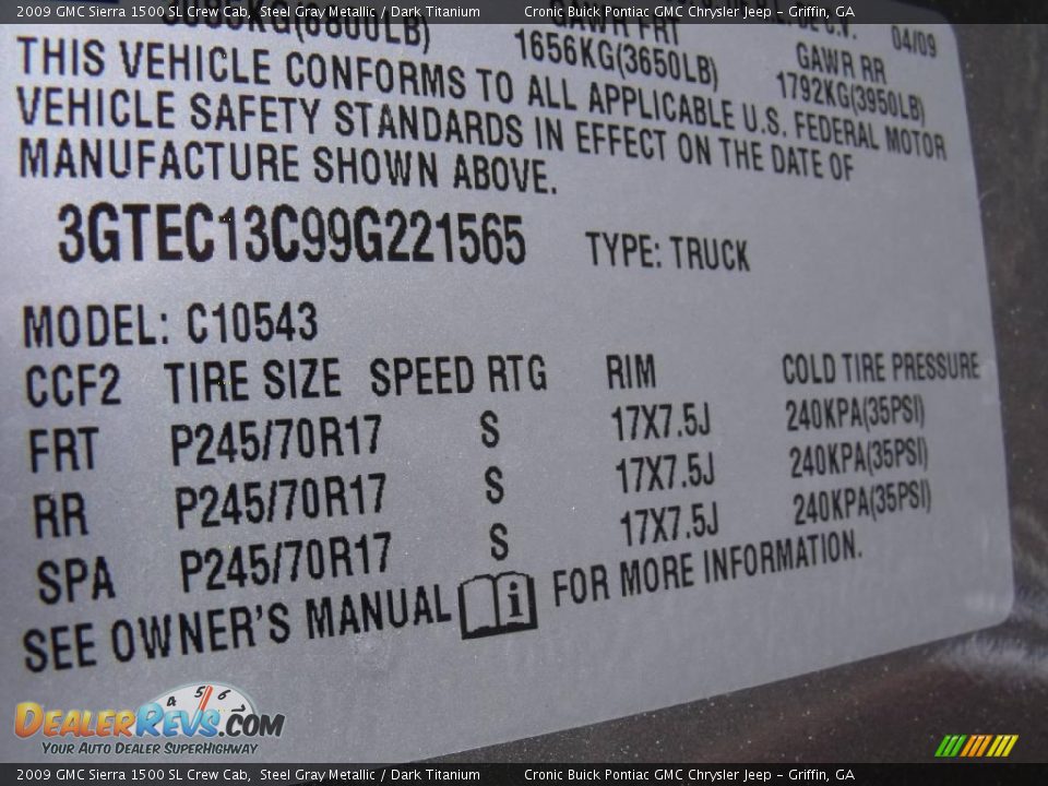 2009 GMC Sierra 1500 SL Crew Cab Steel Gray Metallic / Dark Titanium Photo #21