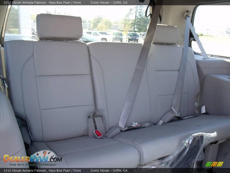 2010 Nissan Armada Platinum Navy Blue Pearl / Stone Photo #15