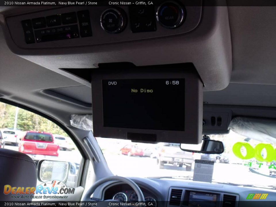 2010 Nissan Armada Platinum Navy Blue Pearl / Stone Photo #17