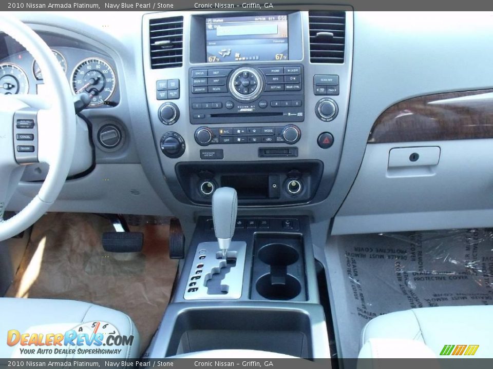 2010 Nissan Armada Platinum Navy Blue Pearl / Stone Photo #18