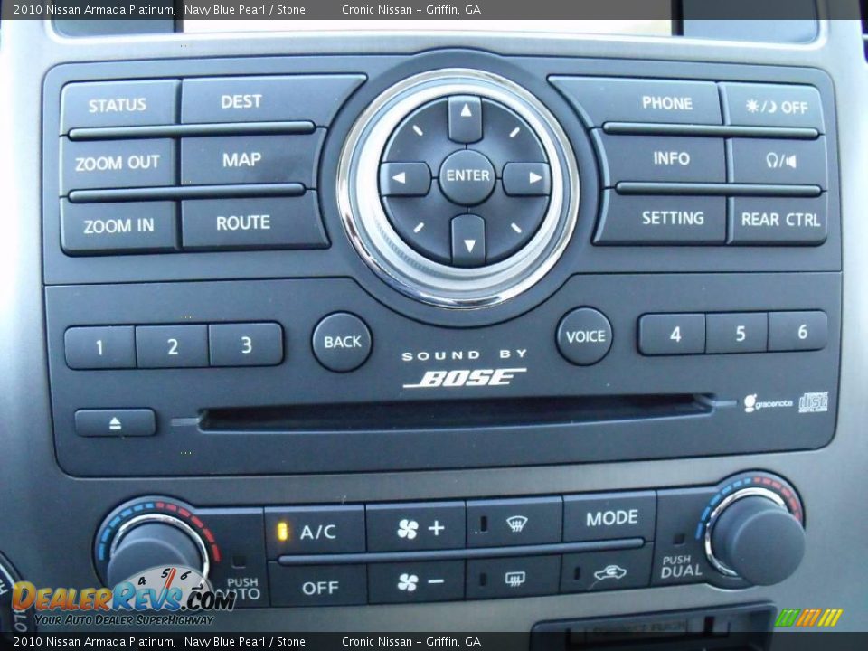 2010 Nissan Armada Platinum Navy Blue Pearl / Stone Photo #22