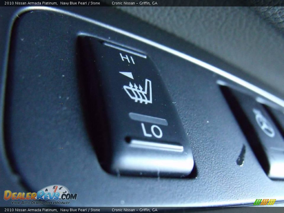 2010 Nissan Armada Platinum Navy Blue Pearl / Stone Photo #23