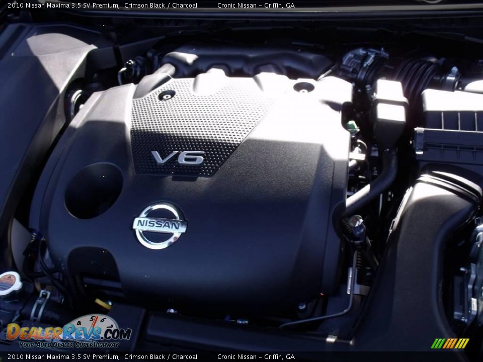2010 Nissan Maxima 3.5 SV Premium Crimson Black / Charcoal Photo #10