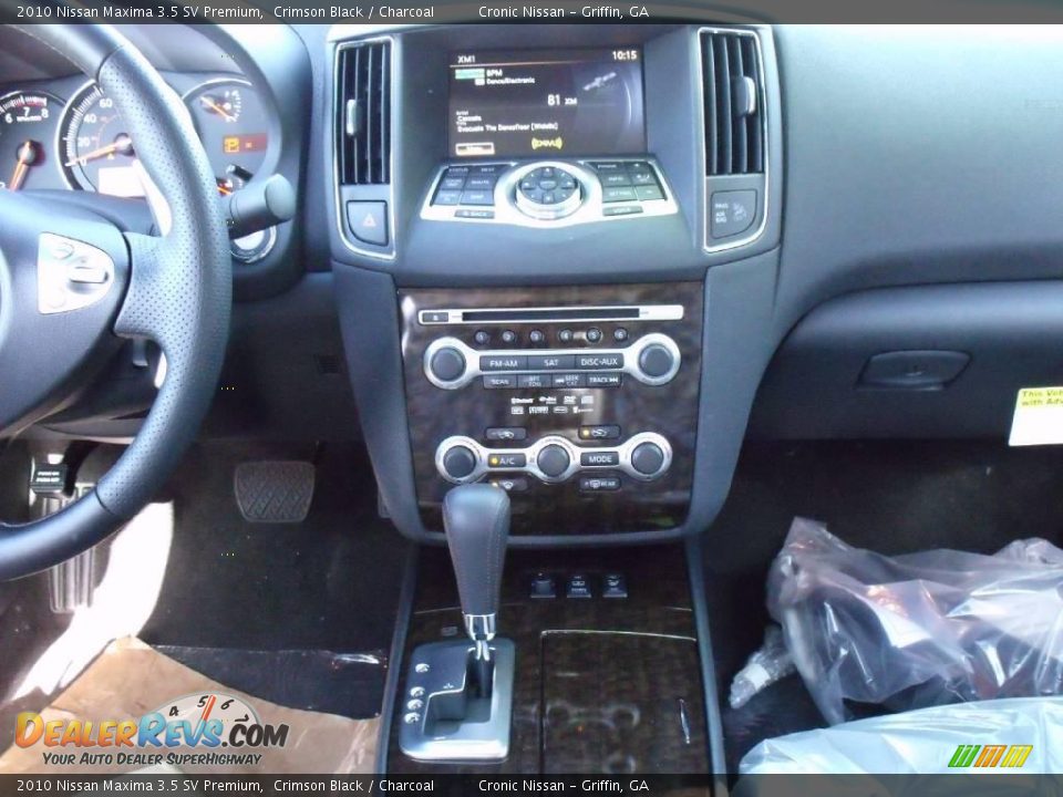 2010 Nissan Maxima 3.5 SV Premium Crimson Black / Charcoal Photo #11