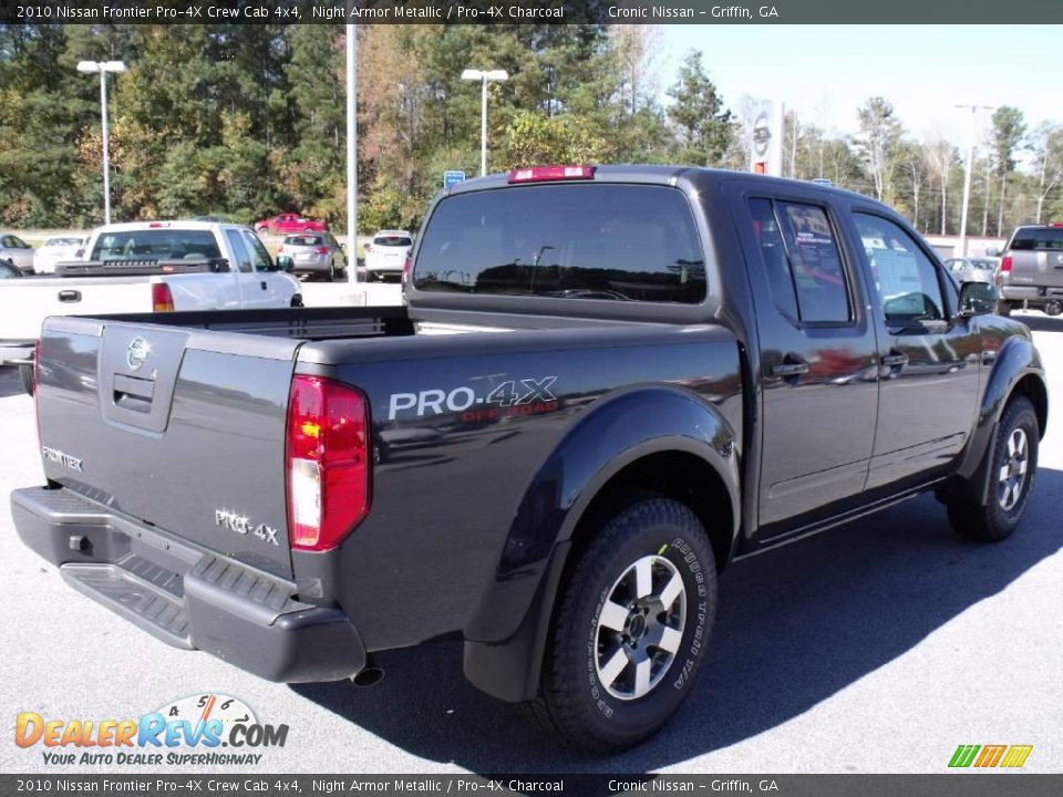 2010 Nissan Frontier Pro-4X Crew Cab 4x4 Night Armor Metallic / Pro-4X Charcoal Photo #5