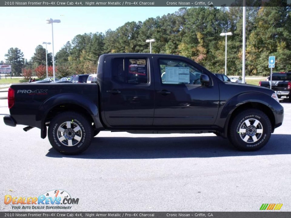 2010 Nissan Frontier Pro-4X Crew Cab 4x4 Night Armor Metallic / Pro-4X Charcoal Photo #6