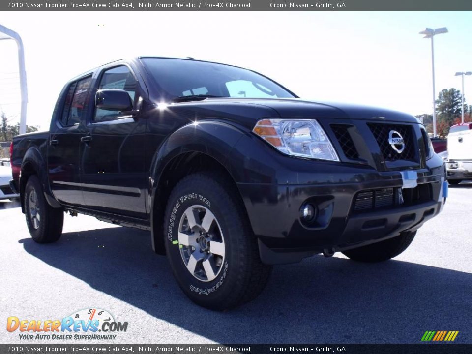 2010 Nissan Frontier Pro-4X Crew Cab 4x4 Night Armor Metallic / Pro-4X Charcoal Photo #7