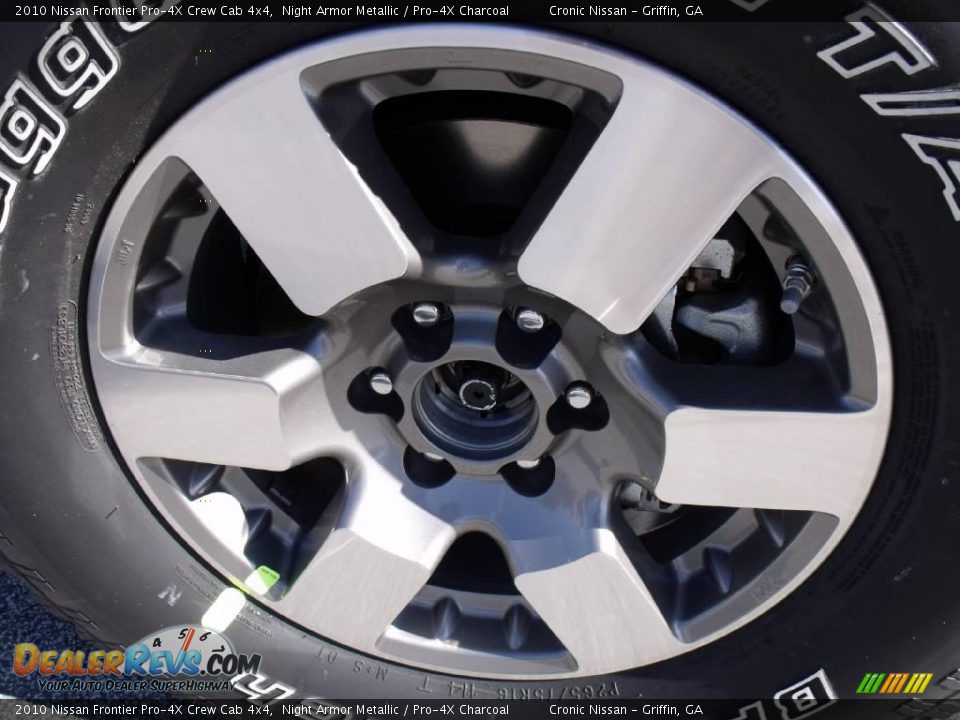 2010 Nissan Frontier Pro-4X Crew Cab 4x4 Night Armor Metallic / Pro-4X Charcoal Photo #12