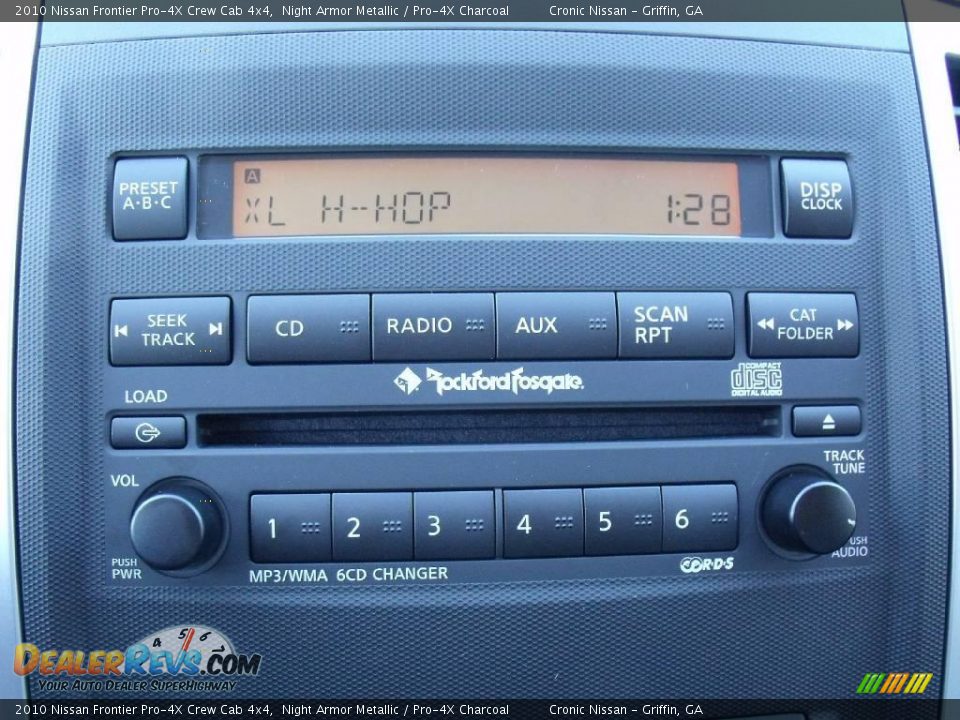 2010 Nissan Frontier Pro-4X Crew Cab 4x4 Night Armor Metallic / Pro-4X Charcoal Photo #15