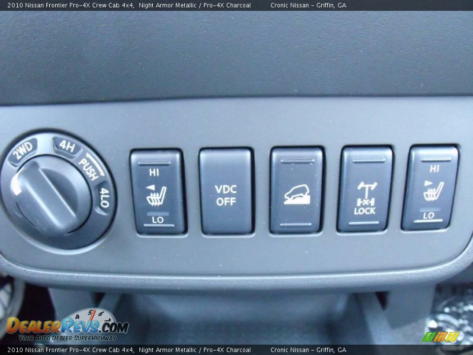 2010 Nissan Frontier Pro-4X Crew Cab 4x4 Night Armor Metallic / Pro-4X Charcoal Photo #16