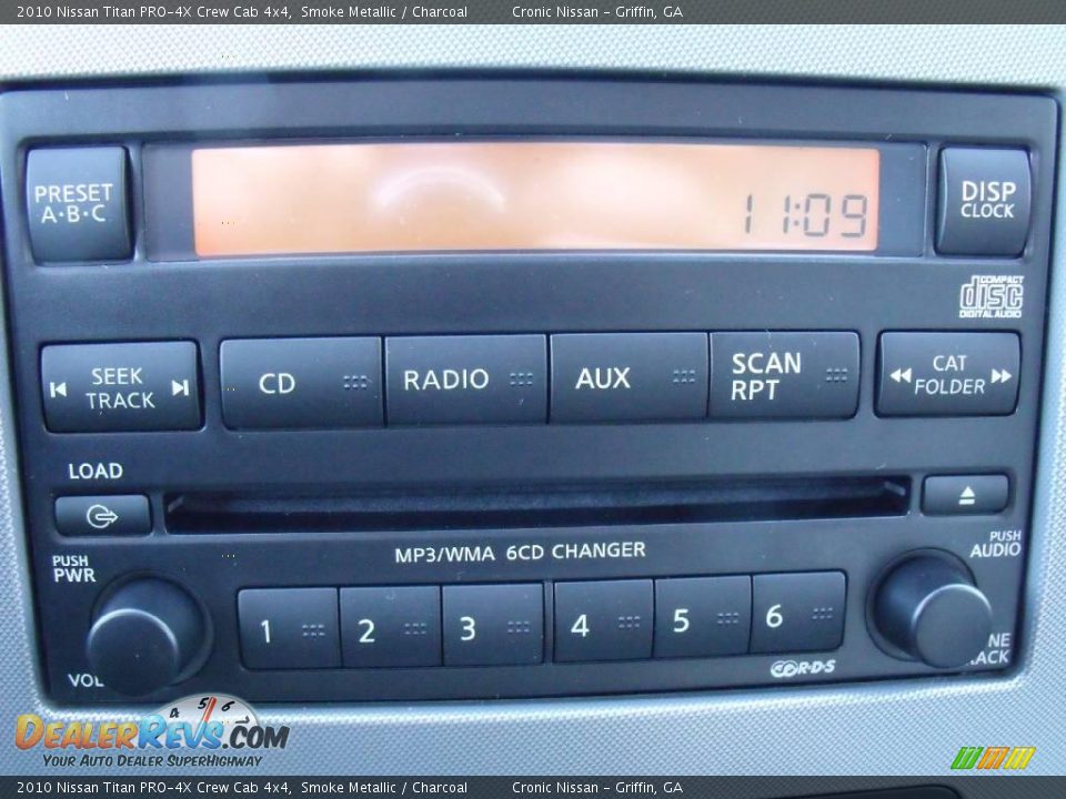 2010 Nissan Titan PRO-4X Crew Cab 4x4 Smoke Metallic / Charcoal Photo #15